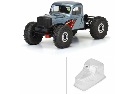 PRO 1/10 Comp Wagon Cab-Only Clear Body 12.3 inch (313mm) Weelbase C G-PRO3606-00