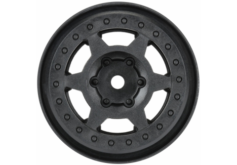 PRO 1/10 Holcomb F/R 1.55 inch 12mm Crawler Bead-Loc Wheels (2) Blac G-PRO284200