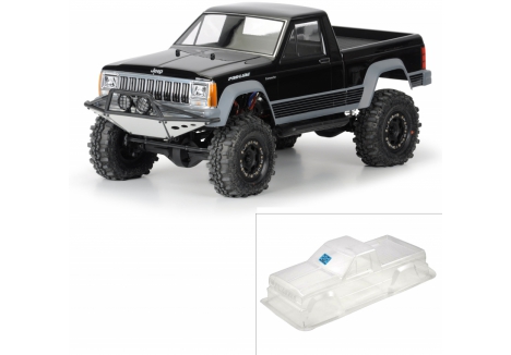 PRO 1/10 Jeep Comanche Full Bed Clear Body 12.3 inch (313mm) WB Crwl G-PRO3362-00