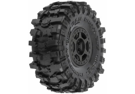 PRO 1/10 Mickey Thompson Baja Pro X G8 F/R 1.9 inch MTD 12mm Blk Hol G-PRO10213-10