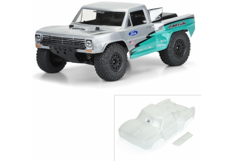 PRO 1/10 Pre-Cut 1967 Ford F-100 Race Truck Clear Body: Short Co G-PRO3551-17
