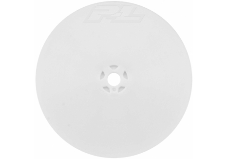 PRO 1/10 Velocity 4WD Front 2.2 inch 12mm Buggy Wheels (2) White: AE G-PRO2768-04