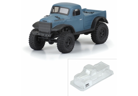 PRO 1/24 1946 Dodge Power Wagon Clear Body: SCX24 JLU G-PRO3565-00