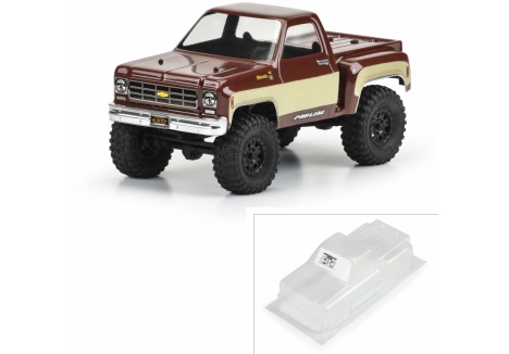PRO 1/24 1978 Chevy K-10 Clear Body: SCX24 G-PRO3583-00