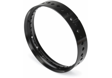 PRO 1/4 Pro-Spec Aluminum Front Rim Black: Promoto-MX G-PRO283606