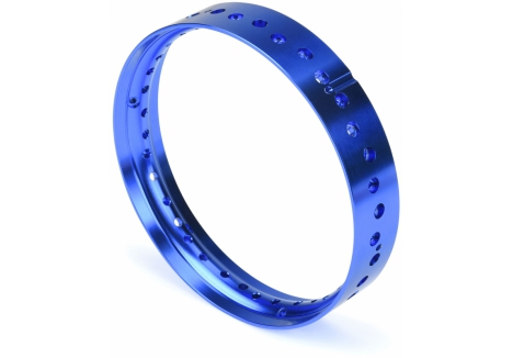 PRO 1/4 Pro-Spec Aluminum Front Rim Blue: Promoto-MX G-PRO283605