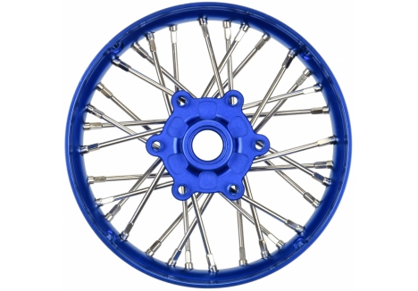 PRO 1/4 Pro-Spec Aluminum V2 Bead Front Wheel Blue/Blue (1): Pro G-PRO284700T1