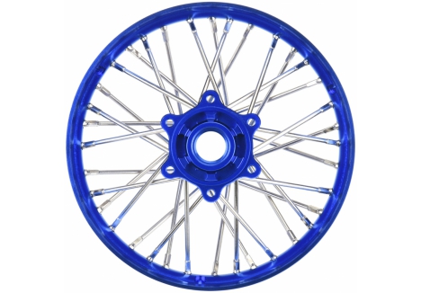 PRO 1/4 Pro-Spec Aluminum V2 Bead Rear Wheel Blue/Blue (1): Prom G-PRO283700T1