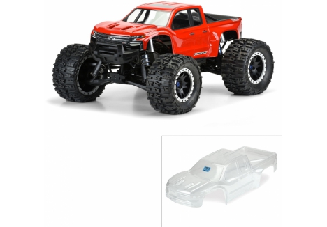 PRO 1/5 Pre-Cut 2019 Chevy Silverado Z71 Trail Boss Clear Body: G-PRO3507-17