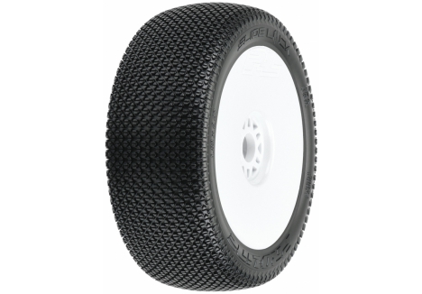 PRO 1/8 Slide Lock M3 Front/Rear Buggy Tires Mounted 17mm White G-PRO9064-32