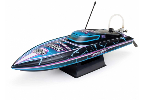 Pro Boat Recoil 2 18 Inch Self-Righting Brushless Deep-V RC Boat – Shreddy – B-PRB08053T1