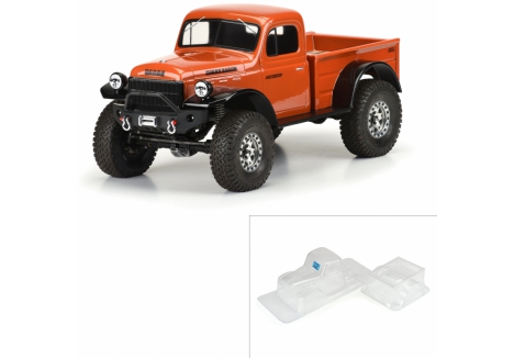 Pro-Line 1946 Dodge Power Wagon Clear RC Crawler Body 12.3 inch Wheelbase – G-PRO3499-00