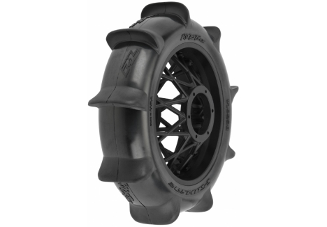 PRO Roost MX Sand/Snow Paddle Motorcycle Tire Mounted on Black W G-PRO1023810