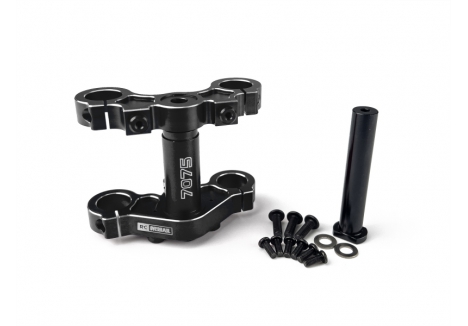 RCO Aluminum Triple Clamp Set, Promoto, Black G-RCO-MX03BK