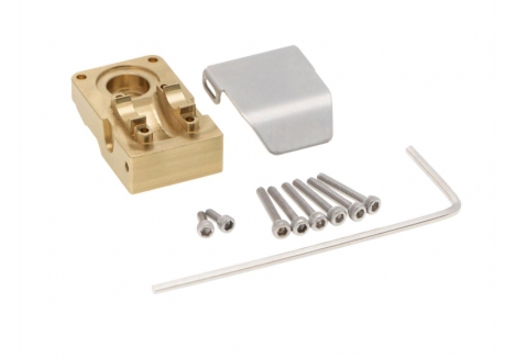 RCO Brass Diff Cover w/Amour Grd AX/SCX24 G-RCO-AX005