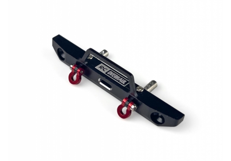 RCO Fr Bumper Set Blk Aluminum SCX24 G-RCO-AX019
