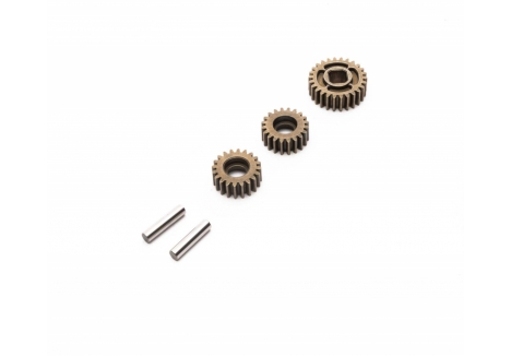 SCX6: Idler & Output Gear/Shaft Set - AXI252016