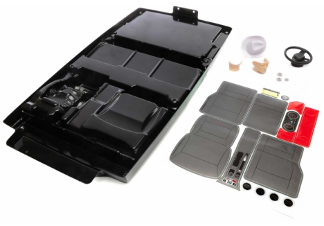 SCX6: Jeep JLU Driver & Interior (Clear) - AXI250006