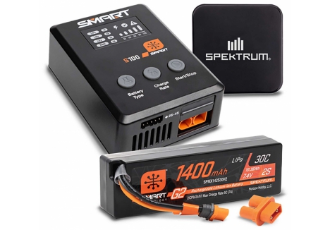 Smart Powerstage Surface Bundle: 1400mAh 2S 30C LiPo Battery