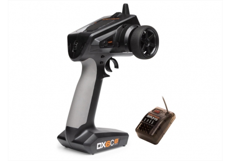 Spektrum DX6C 6-Channel DSMR Surface Transmitter with SR315 Receiver and Smart Telemetry – P-SPM6125
