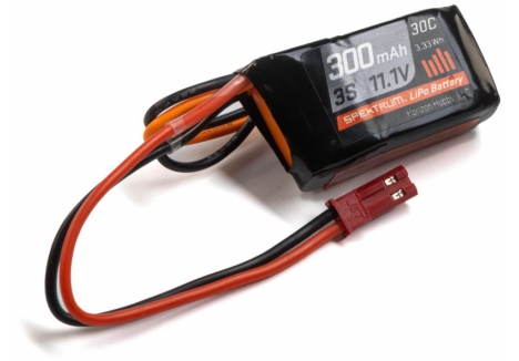 SPM 11.1V 300mAh 3S 30C LiPo Battery: JST O-SPMX3003SJ30