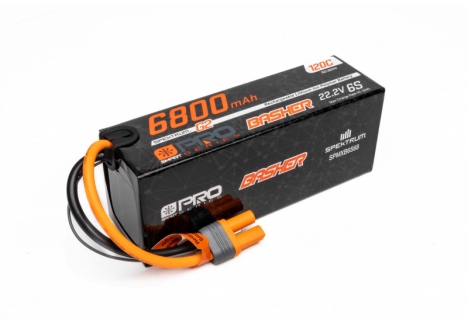 SPM 22.2V 6800mAh 6S 120C Smart G2 Pro Basher LiPo: IC5 O-SPMXB6S68