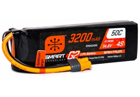 SPM 3200mAh 4S 14.8V SMART G2 50C IC3 O-SPMX324S50