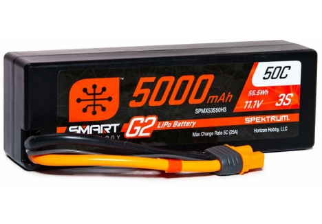 SPM 5000mAh 3S 11.1V SMART G2 50C IC3 O-SPMX53S50H3