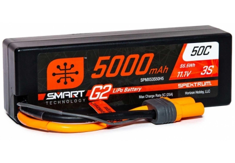 SPM 5000mAh 3S 11.1V SMART G2 50C IC5 O-SPMX53S50H5