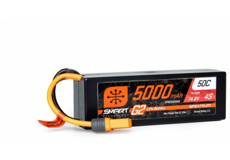 SPM 5000mAh 4S 14.8V SMART G2 50C IC5 O-SPMX54S50H5