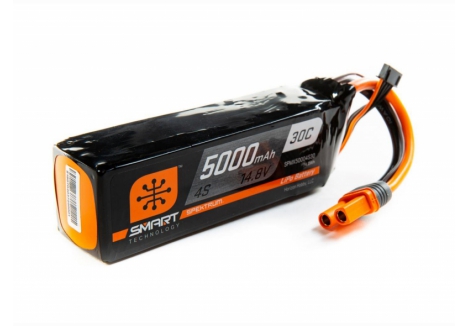 SPM 5000mAh 4S 14.8V Smart LiPo 30C; IC5 O-SPMX50004S30