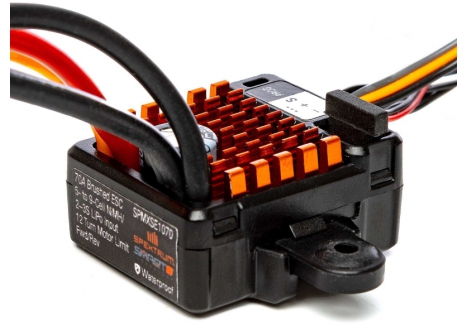 SPM Firma 70A Brushed Smart Waterproof ESC, 2S-3S: IC3 P-SPMXSE1070