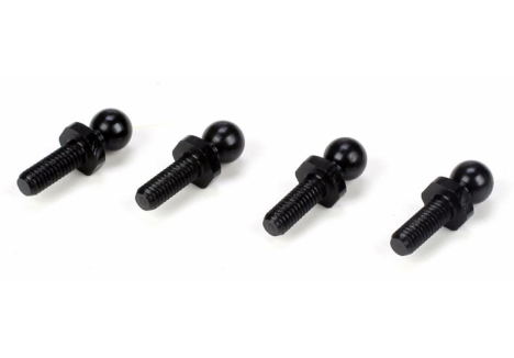 TLR BallStud, 4.8 x: 8mm (4): 22 Z-TLR6024