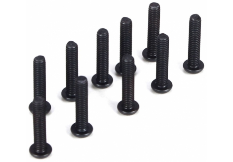 TLR Button Head Screws, M2.5 x 12mm (10) Z-TLR5913