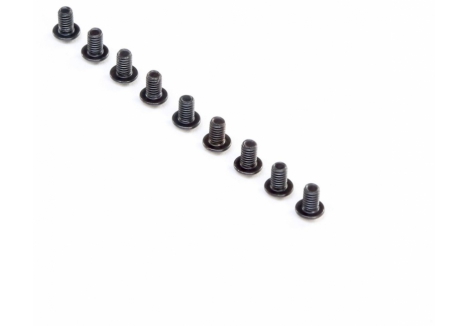 TLR Button Head Screws, M2.5x4mm (10) Z-TLR245012