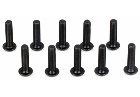 TLR Button Head Screws, M3 x 12mm (10) Z-TLR5904