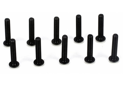 TLR Button Head Screws, M3 x 16mm (10) Z-TLR5909