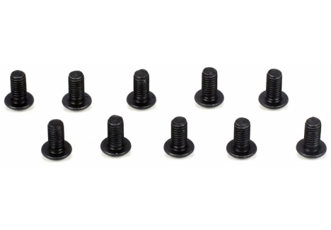 TLR Button Head Screws, M3 x 6mm (10) Z-TLR5901