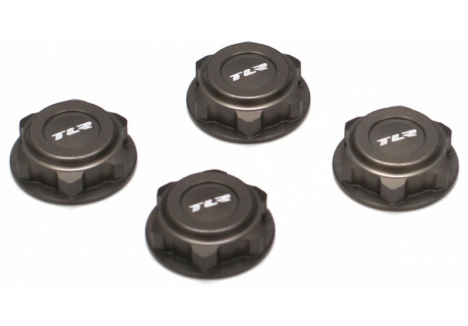 TLR Covered 17mm Wheel Nuts, Aluminum: 8B/8T 2.0 Z-TLR3538