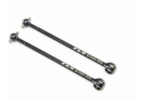 TLR CVA Driveshaft Bones, 67mm (2): 22X Z-TLR232102