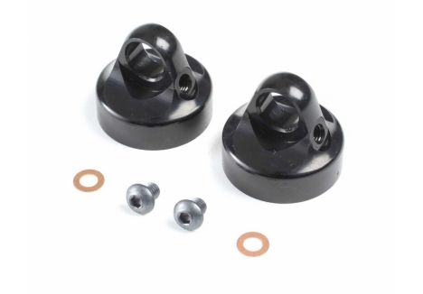 TLR Domed Bleeder Shock Caps Aluminum G3 (2) Z-TLR333021