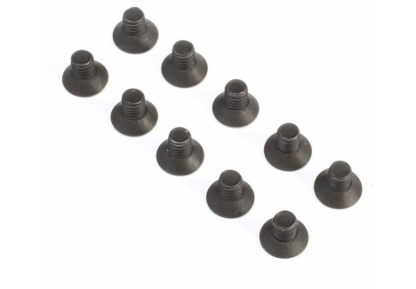 TLR Flat Head Screws, M2.5 x 4mm (10) Z-TLR235011