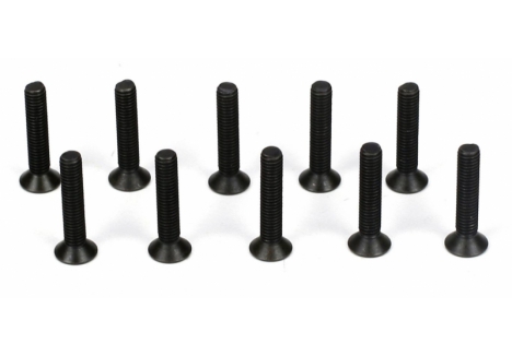 TLR Flathead Screw, M3 x 16mm (10) Z-TLR5964