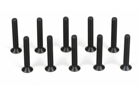 TLR Flathead Screw, M3 x 20mm (10) Z-TLR5965