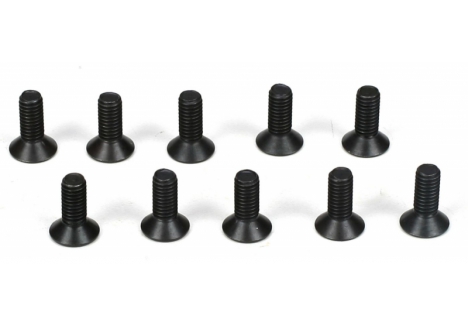 TLR Flathead Screws, M3 x 8mm (10) Z-TLR5961