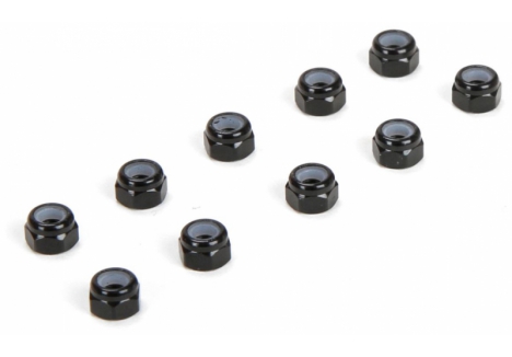 TLR M3 Aluminum Lock Nuts, Black (10) Z-TLR336004