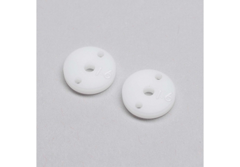 TLR Machined Shock Pistons, 2.3mm, 2 x 1.6mm, G3 (2) Z-TLR333023
