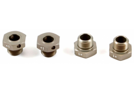 TLR Wheel Hexes, +1mm wider (4): 8B 3.0 Z-TLR242004