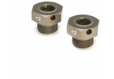 TLR Wheel Hexes, +2mm Wider (2): 8X Z-TLR342017