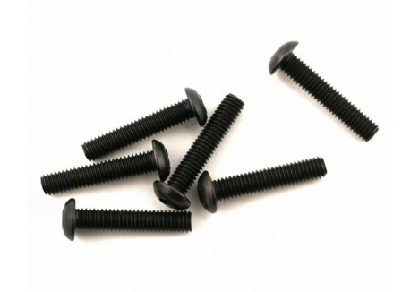 Traxxas 3x15mm Button Head Machine Hex Screws (6) - TRX2579